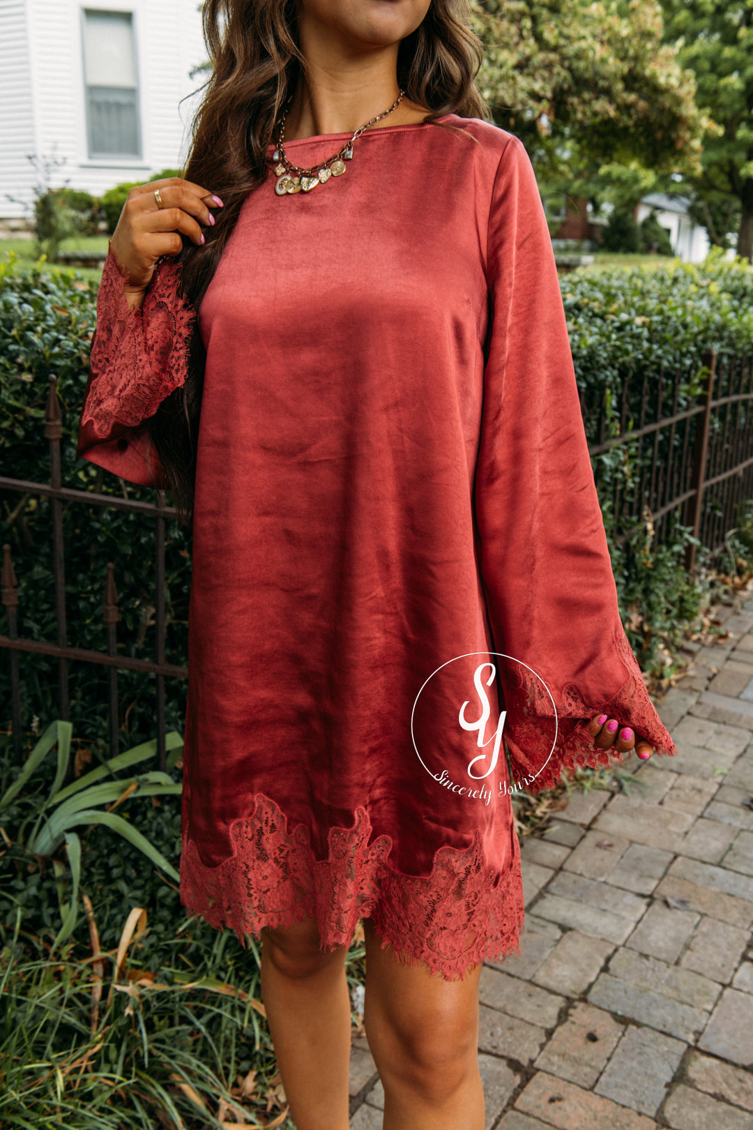 Out Tonight Dress - Ruby Red