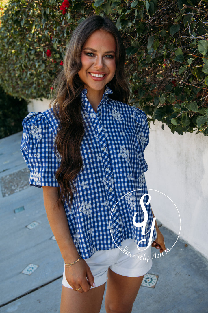 Feeling Stylish Top - Royal
