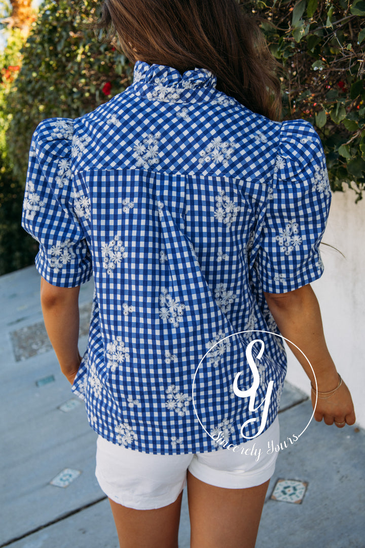 Feeling Stylish Top - Royal