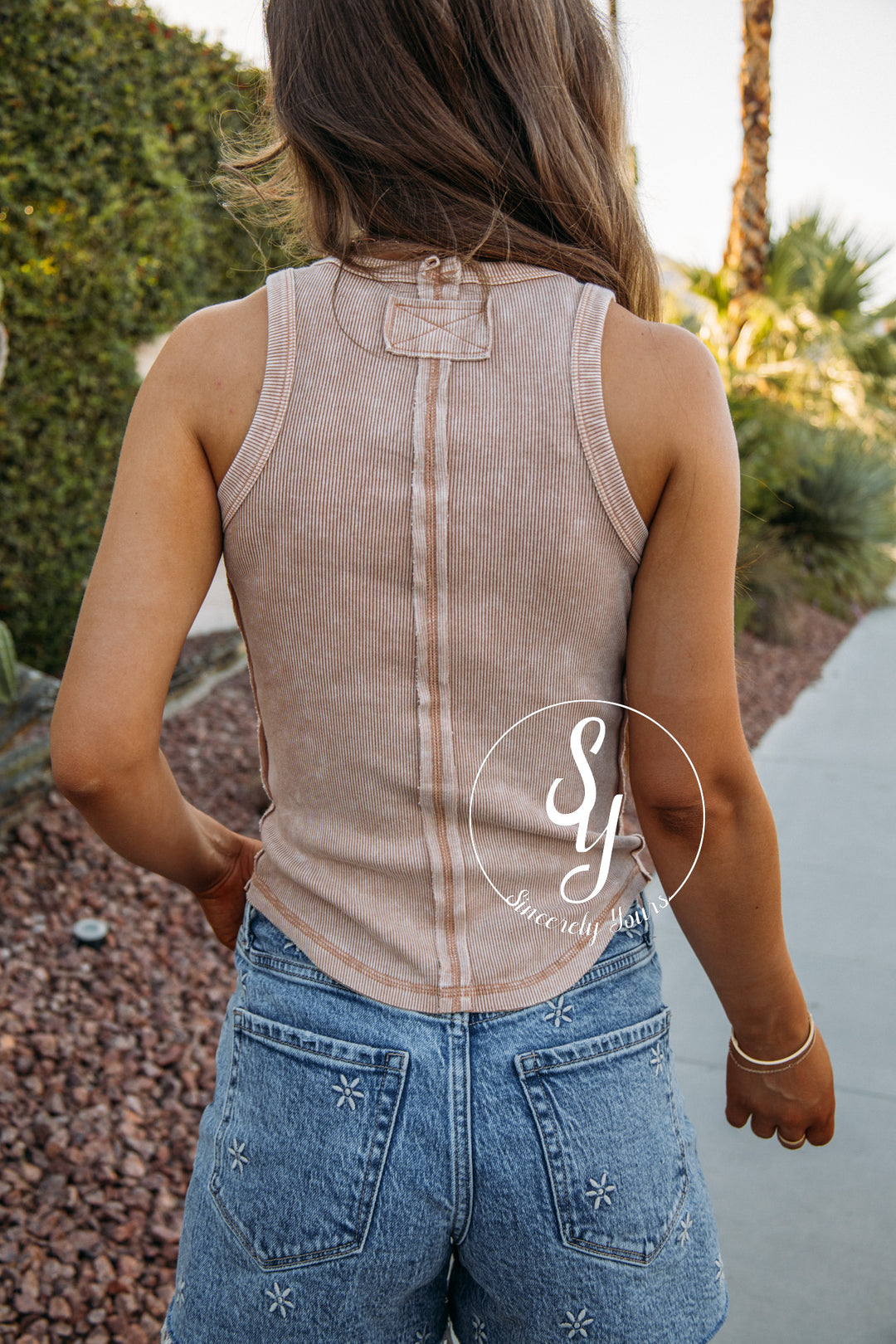 Final Touch Tank - Dusty Apricot