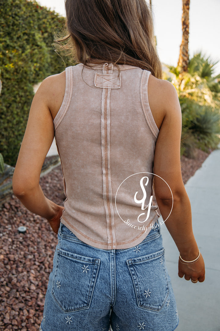 Final Touch Tank - Dusty Apricot