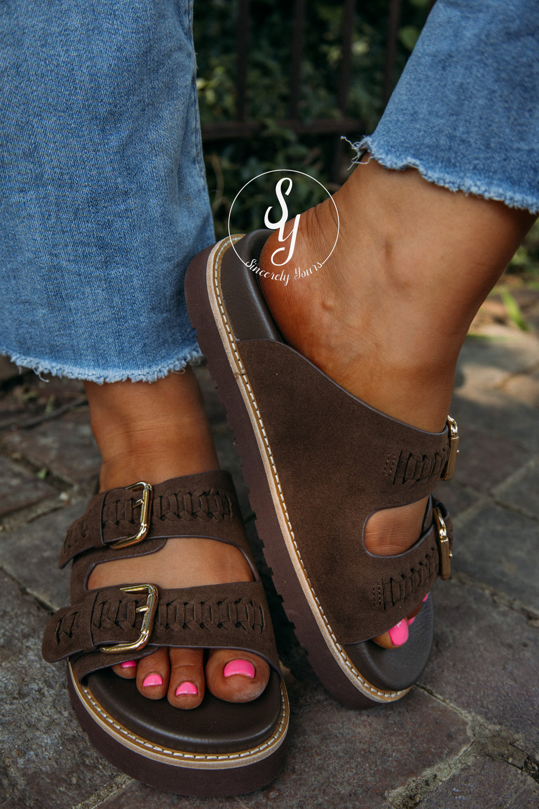 Slayde Sandal - Brown