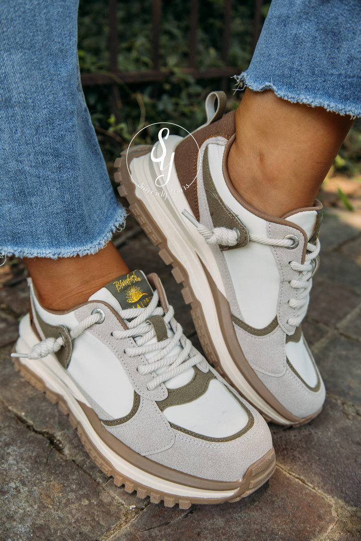 Meadow Feeling Sneaker - Olive Seed