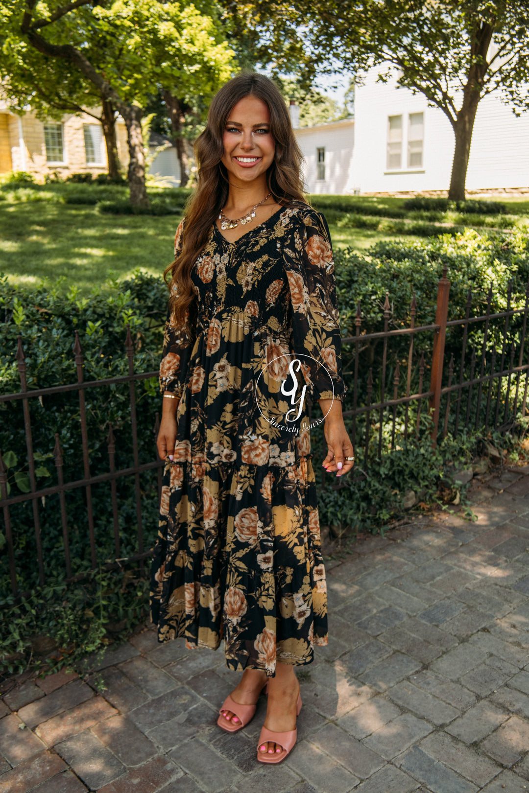 Fall Slowly Dress - Black