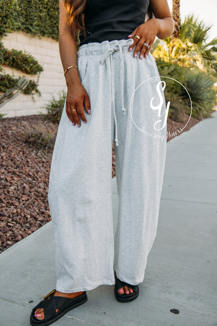 Jasmine Barrel Pant - Cloud Mist