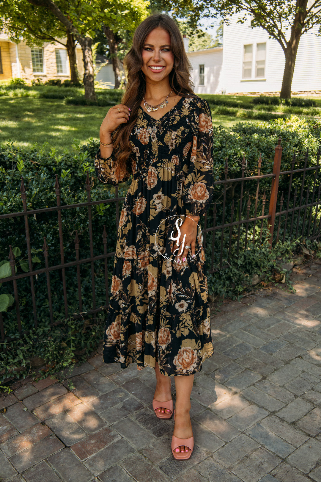 Fall Slowly Dress - Black