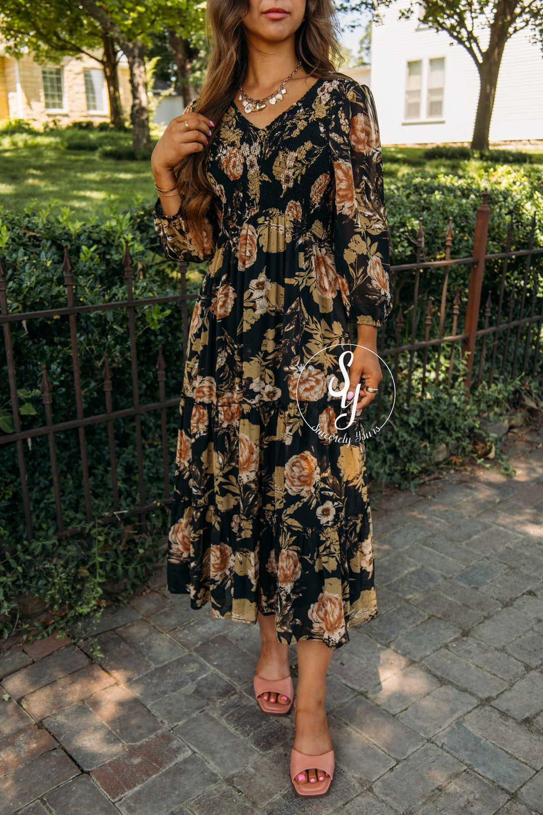 Fall Slowly Dress - Black