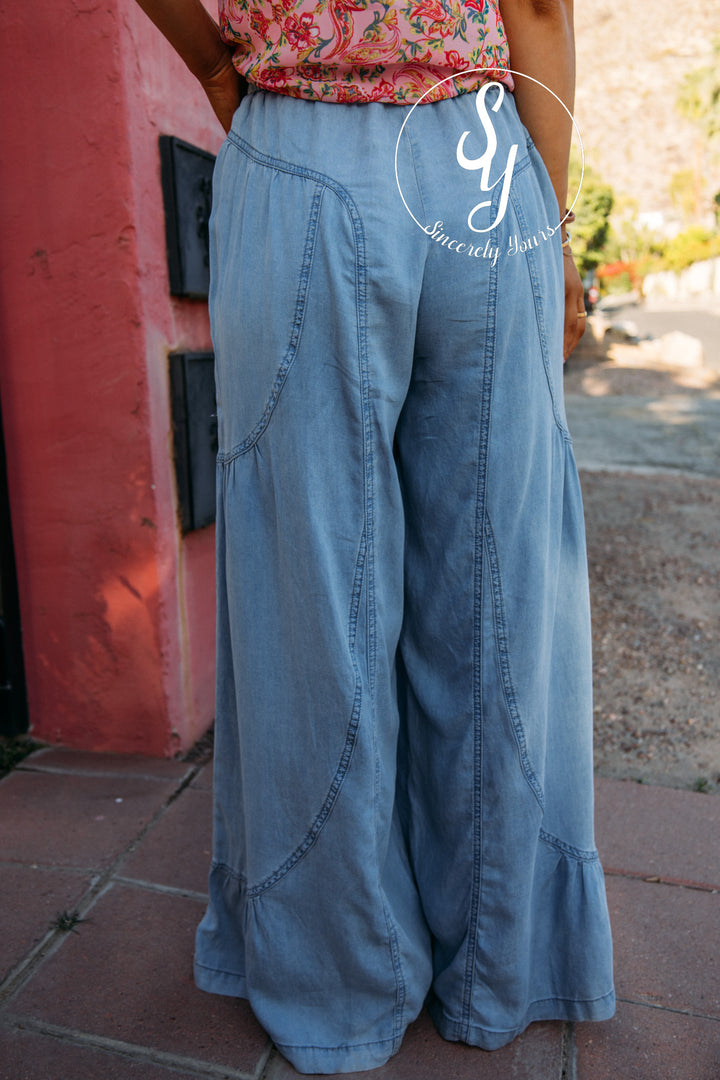 Fauna Pant - Lt Denim