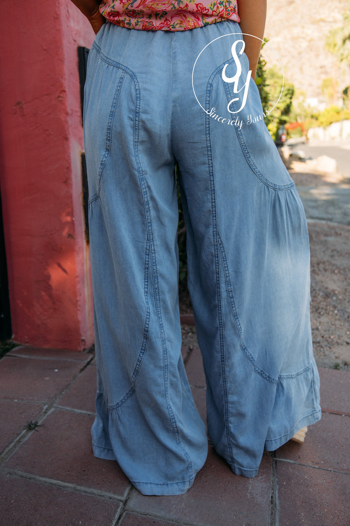Fauna Pant - Lt Denim