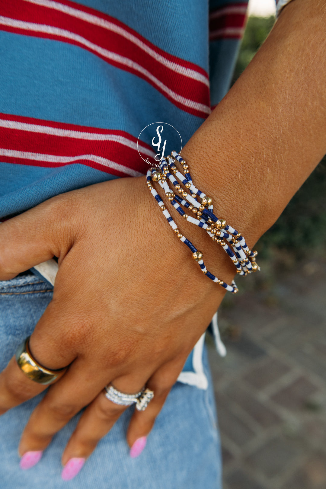Game Day Glam - Blue