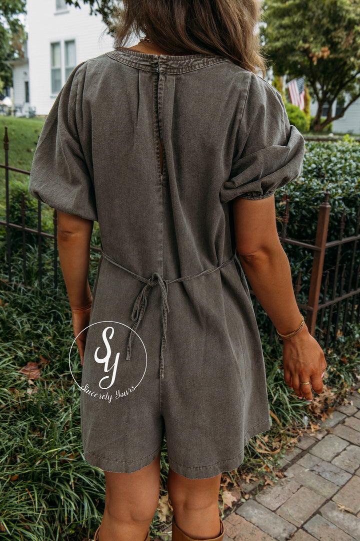 Evermore Romper - Espresso