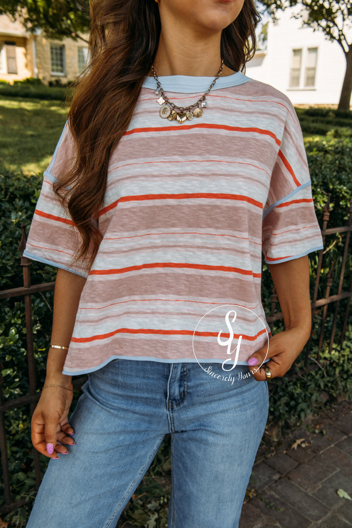 State Of Mind Top - Coral Breeze