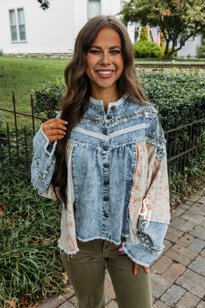 Sable Top - Denim