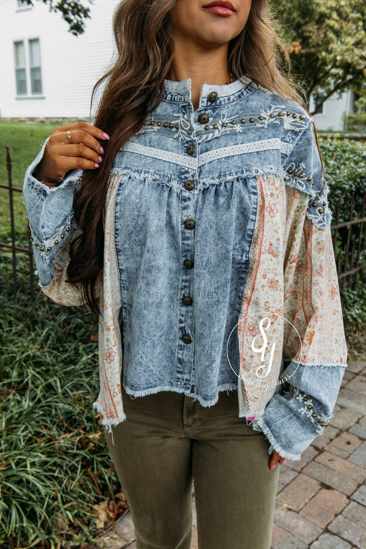 Sable Top - Denim