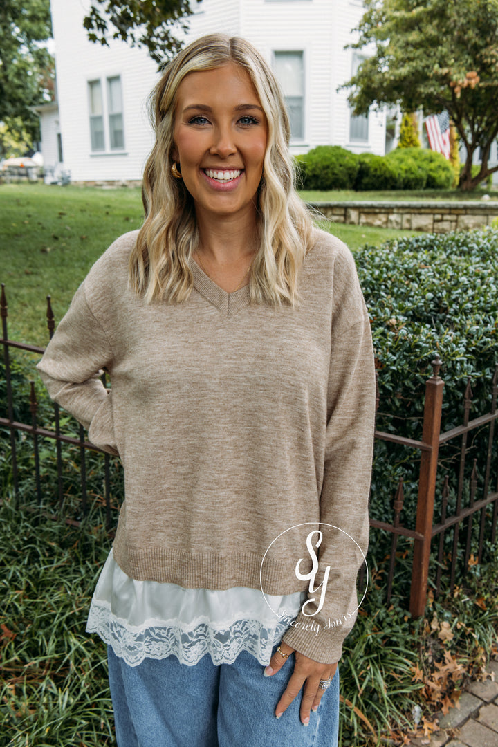 Golden Hour Sweater - Taupe