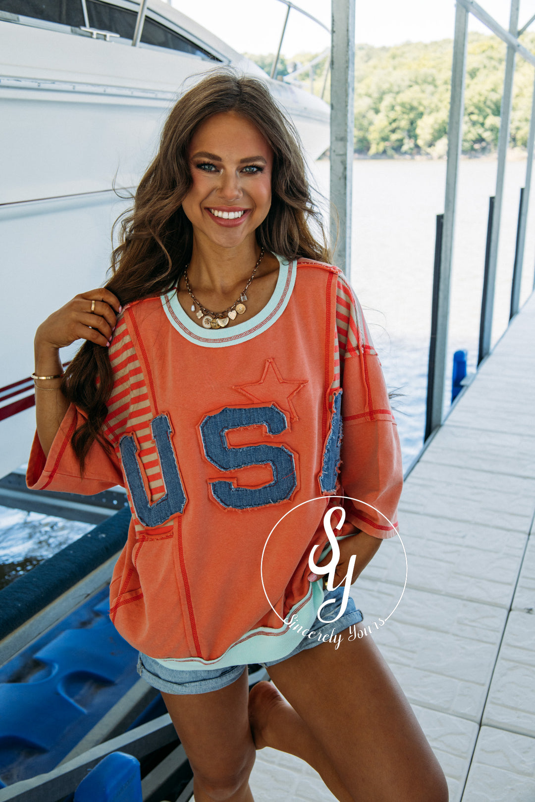 Small Town Top - Orangesicle