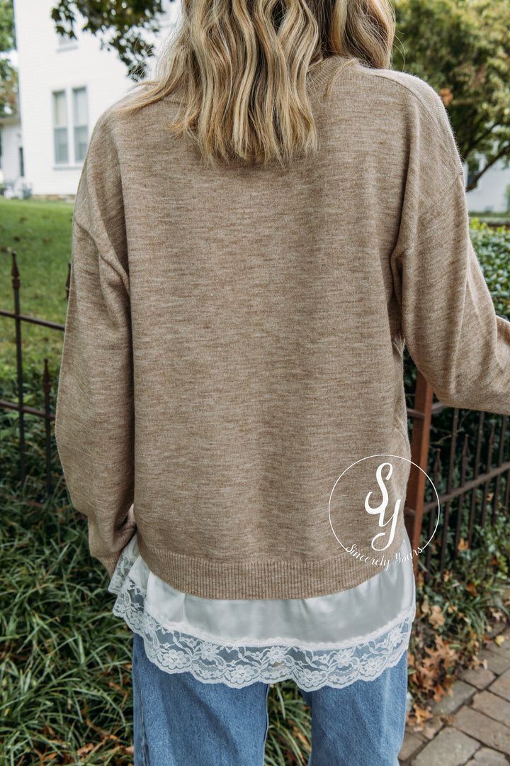 Golden Hour Sweater - Taupe