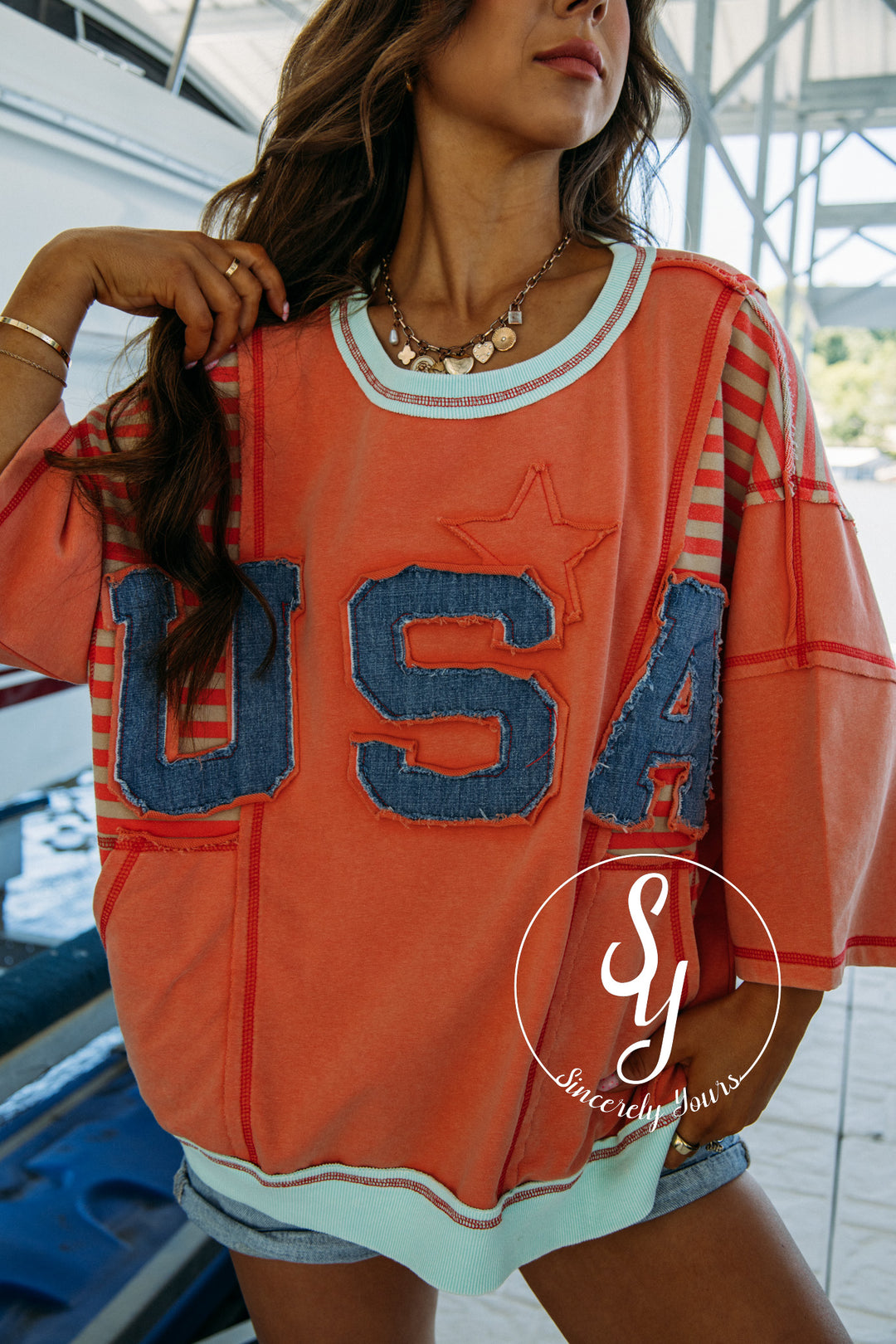 Small Town Top - Orangesicle