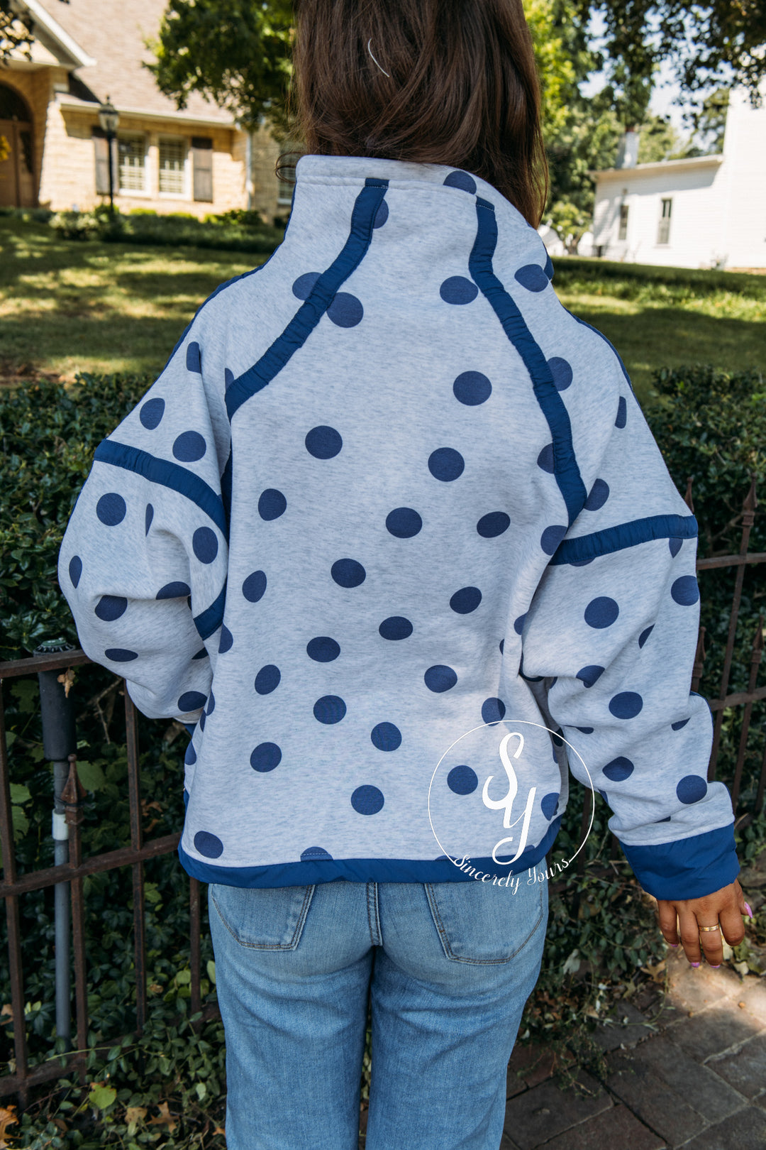 Orchard Pullover - Heather/Blue