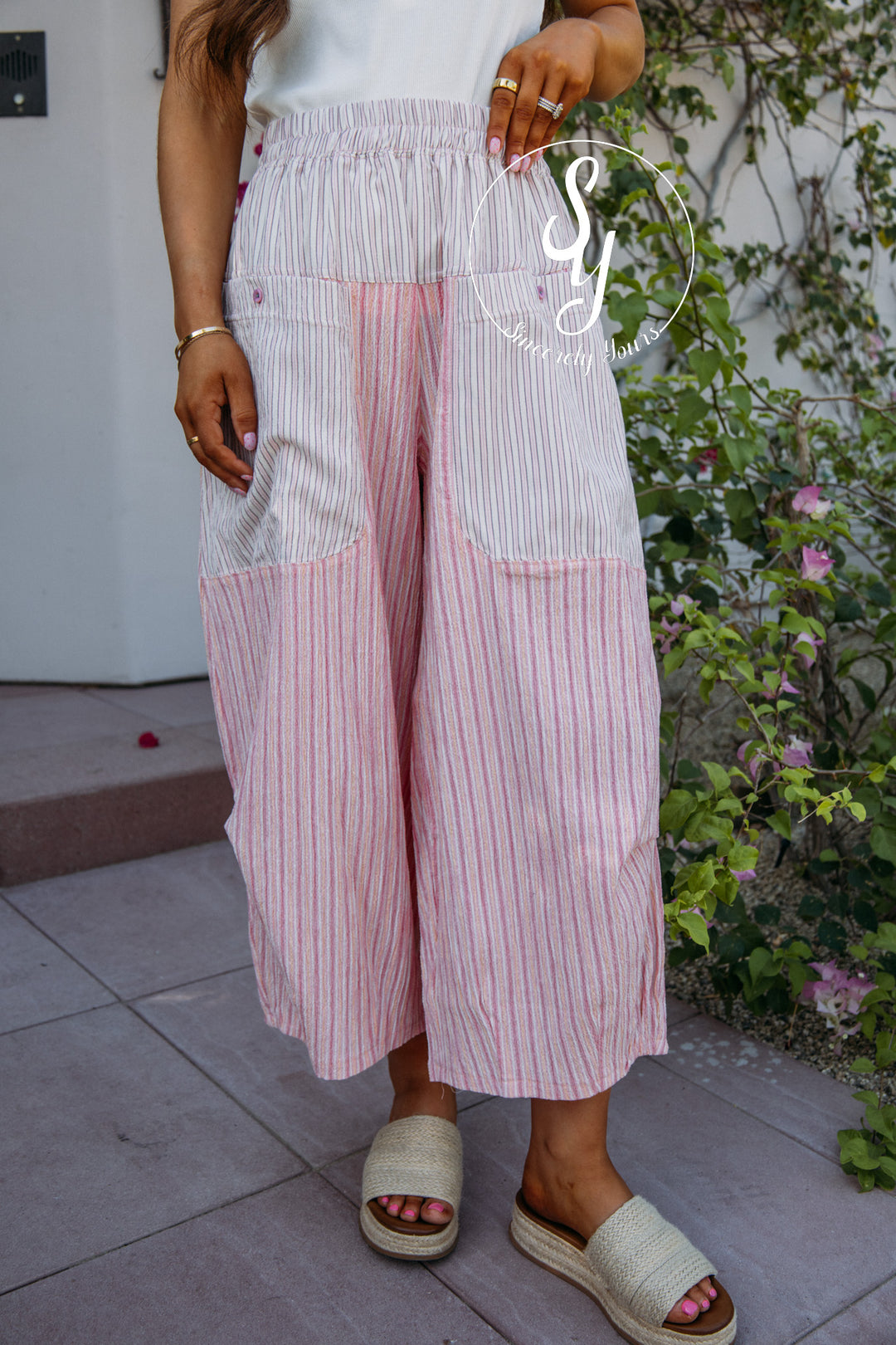 Island Time Pants - Blush Pink