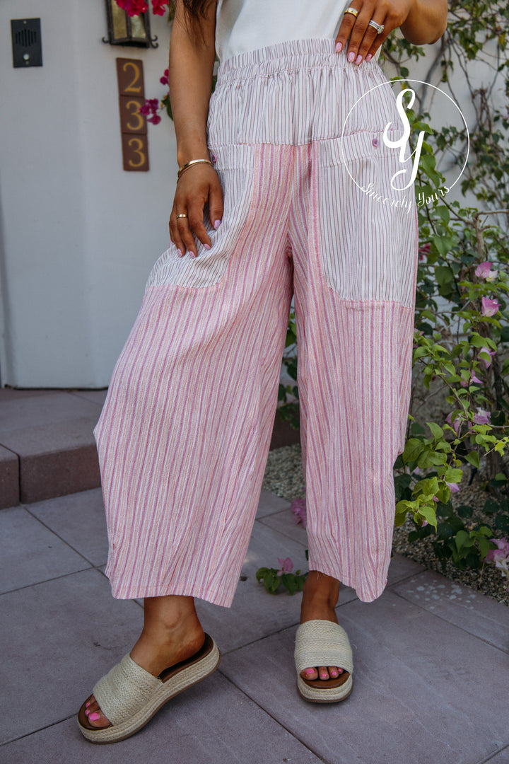 Island Time Pants - Blush Pink