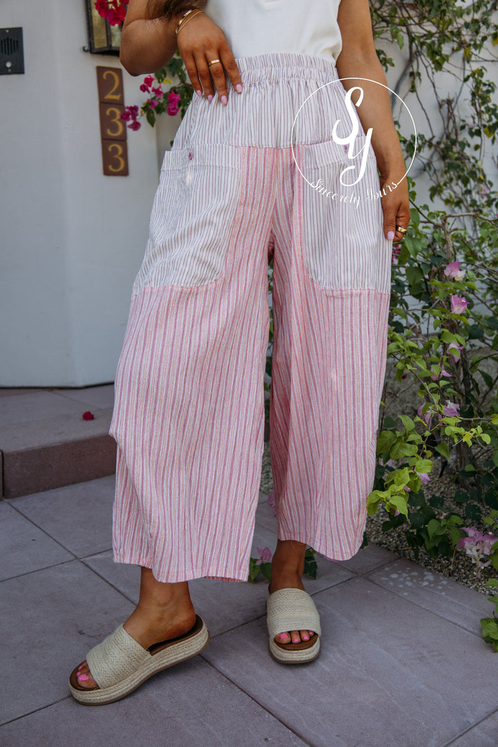 Island Time Pants - Blush Pink