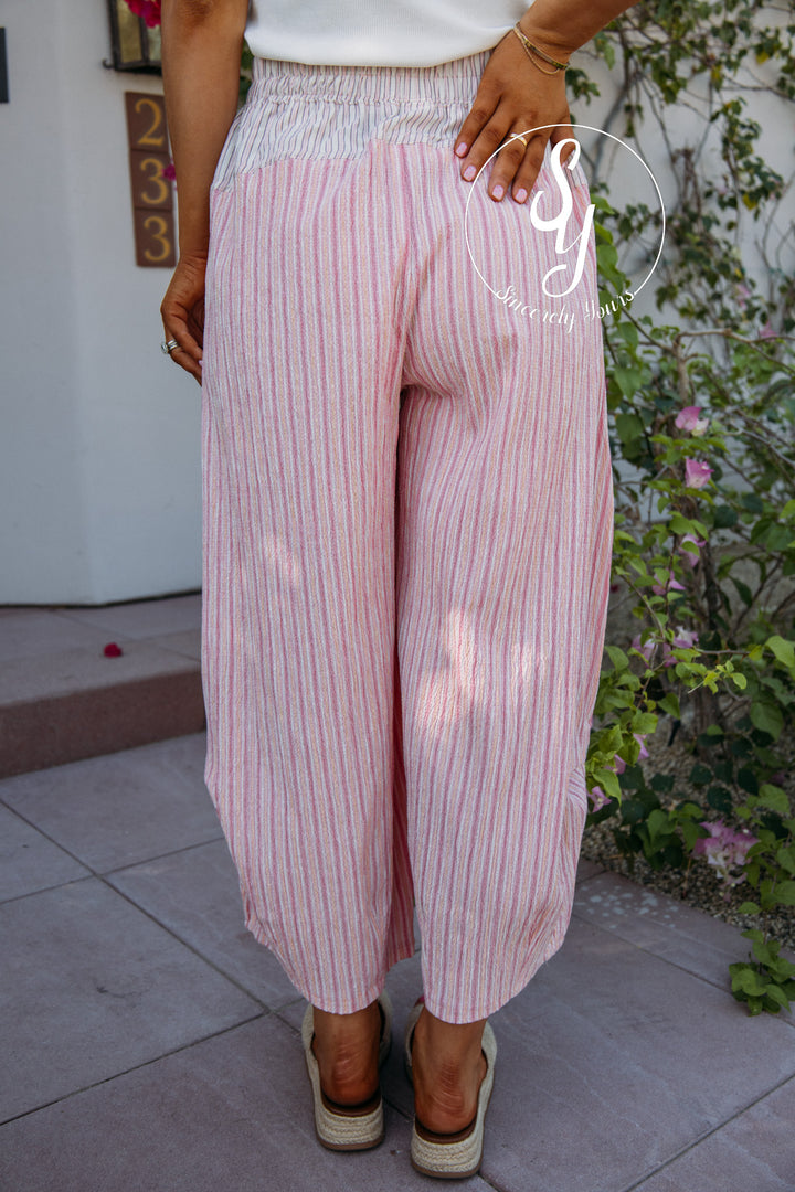 Island Time Pants - Blush Pink