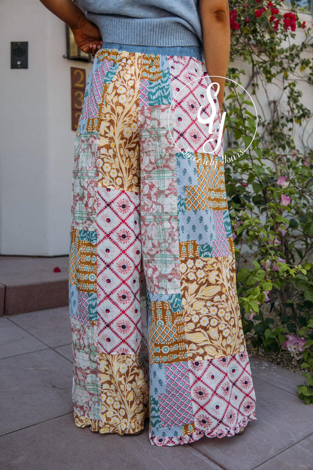 Abounding Color Pant - Pink Latte