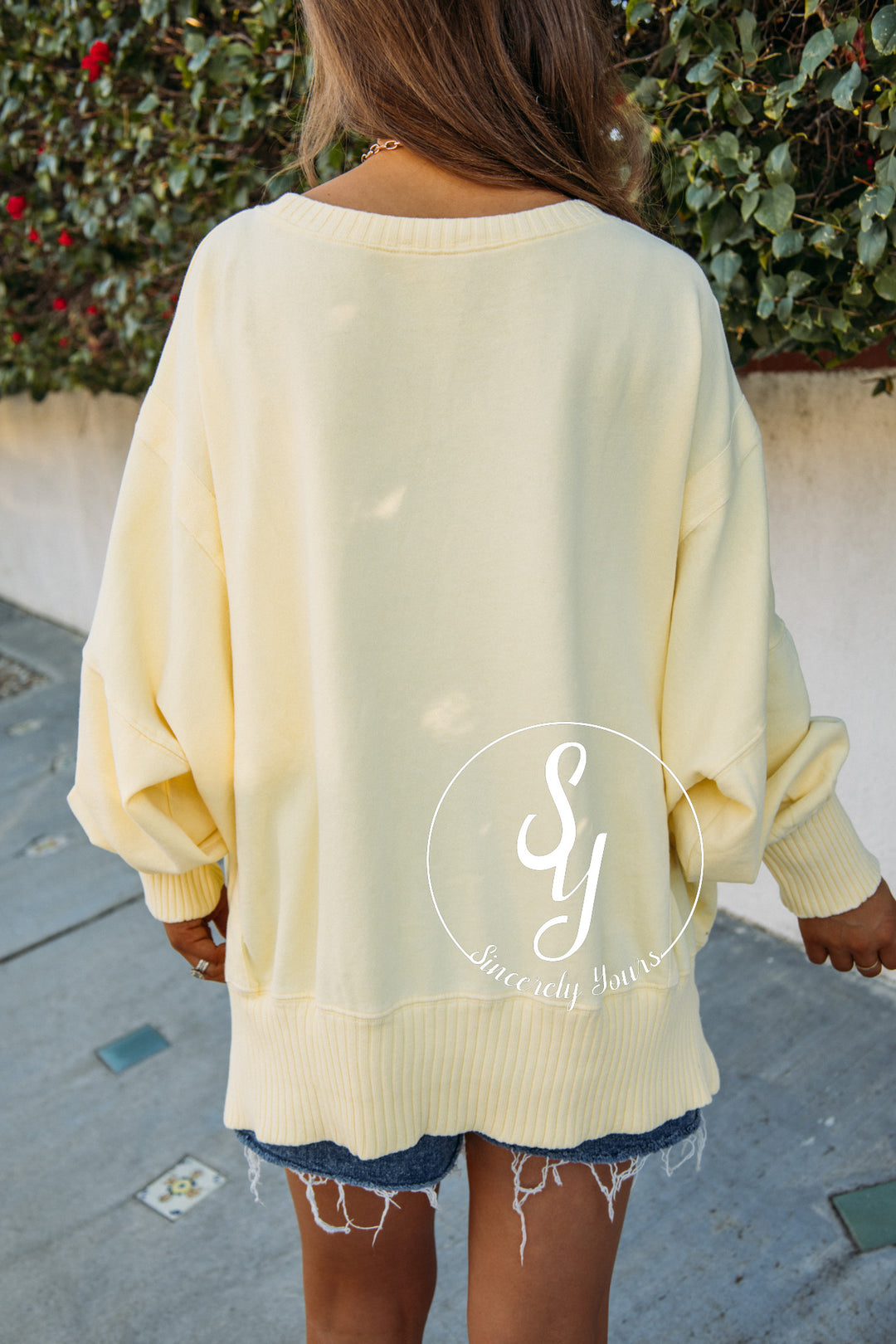 Giving Sun Feels Top - Light Yellow