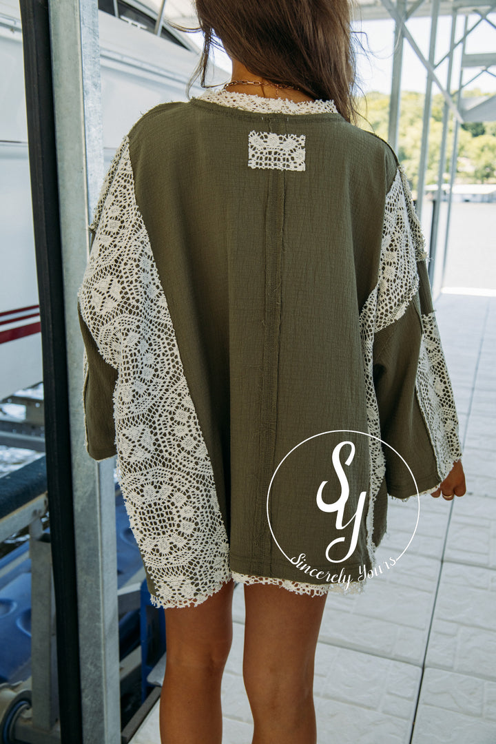 American Love Blouse - Olive