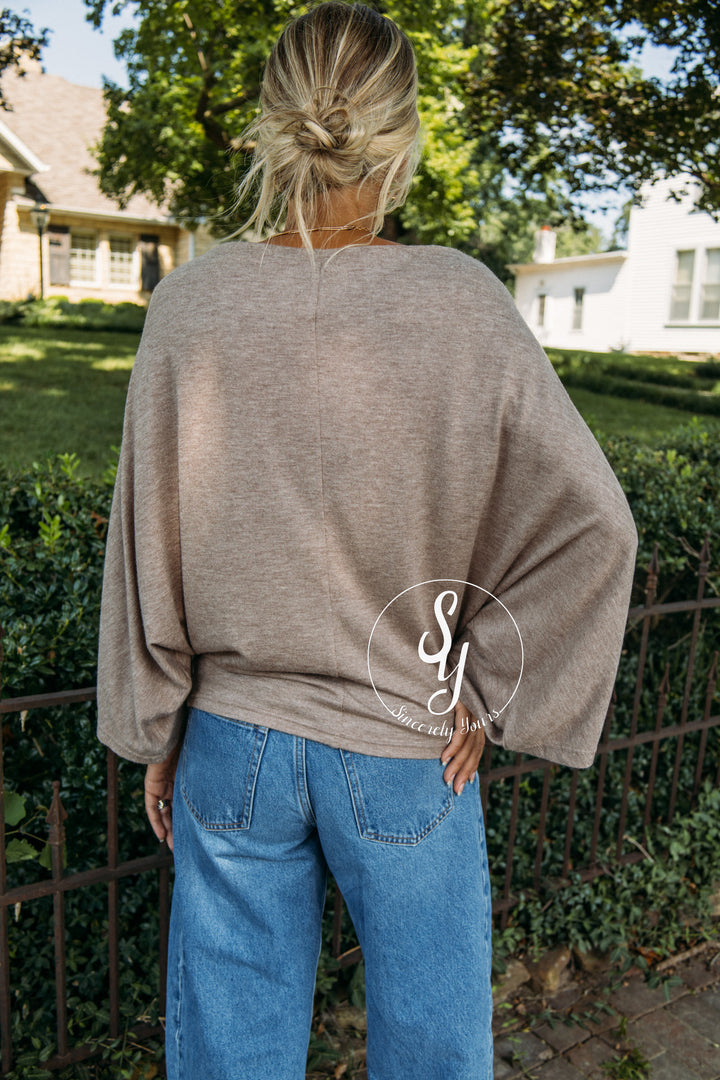 Off Duty Top- Mushroom