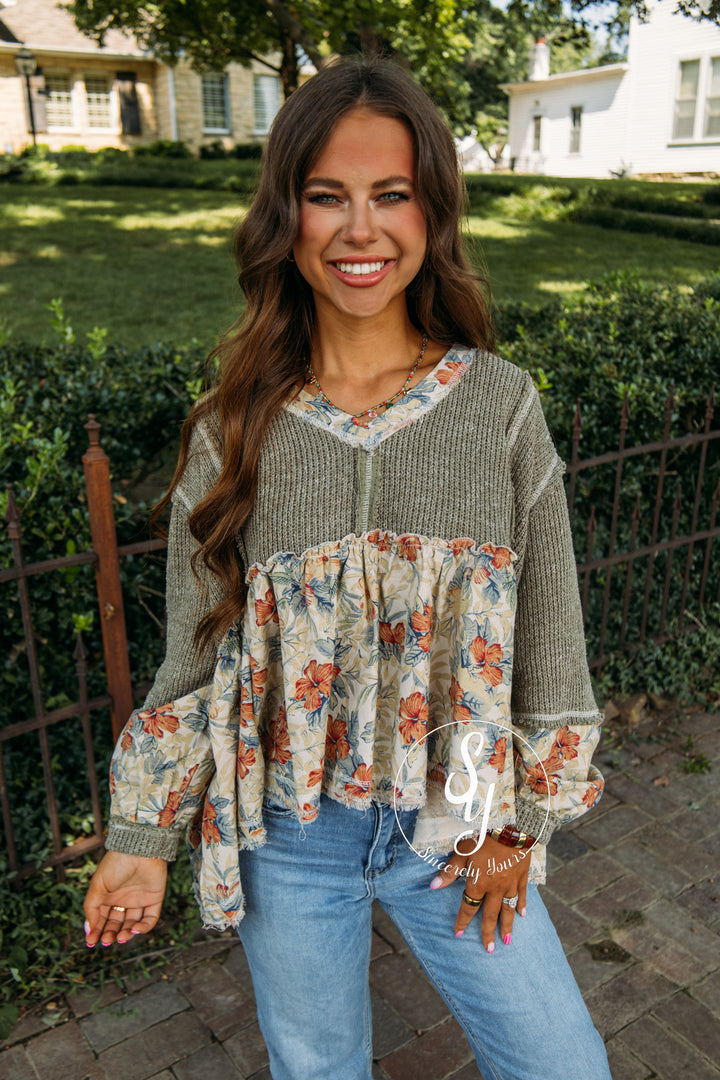 Cutie Soft Top - Mugwort Green