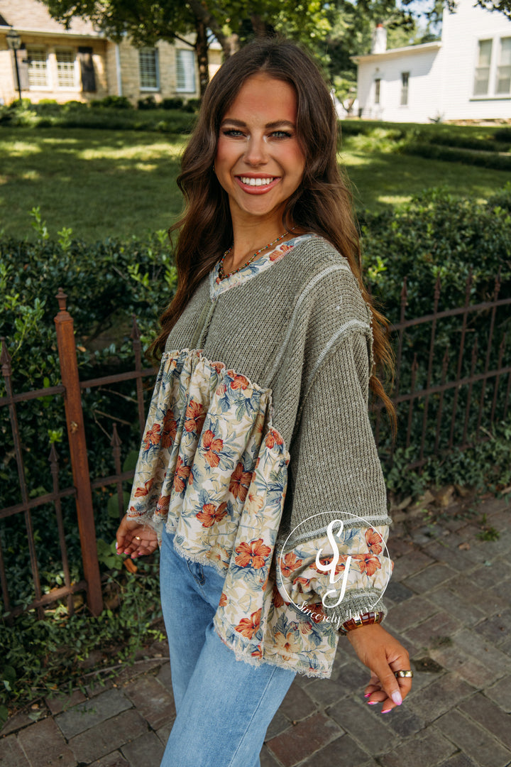 Cutie Soft Top - Mugwort Green