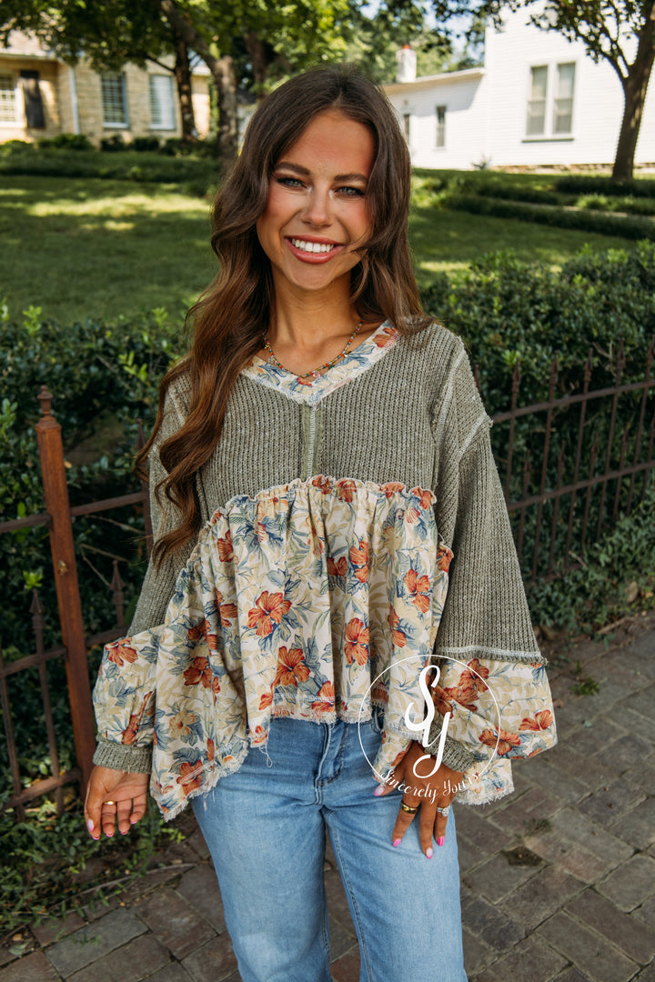 Cutie Soft Top - Mugwort Green