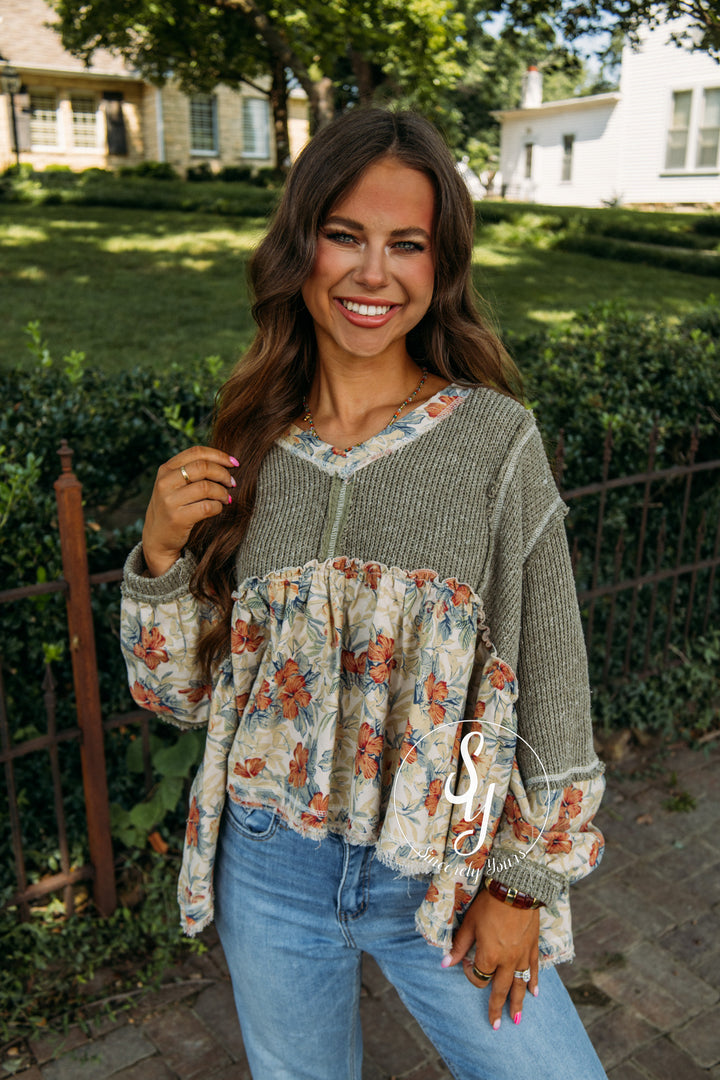 Cutie Soft Top - Mugwort Green