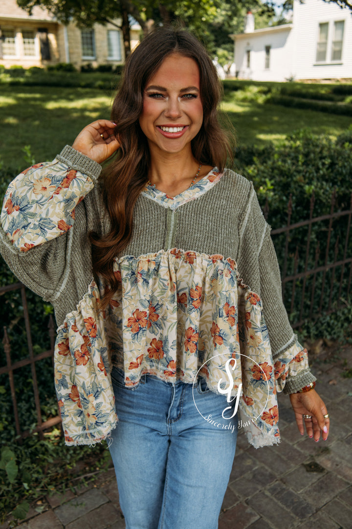 Cutie Soft Top - Mugwort Green