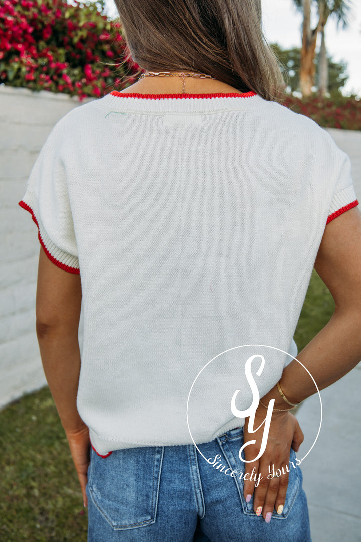 Lobster Love Sweater - Cream