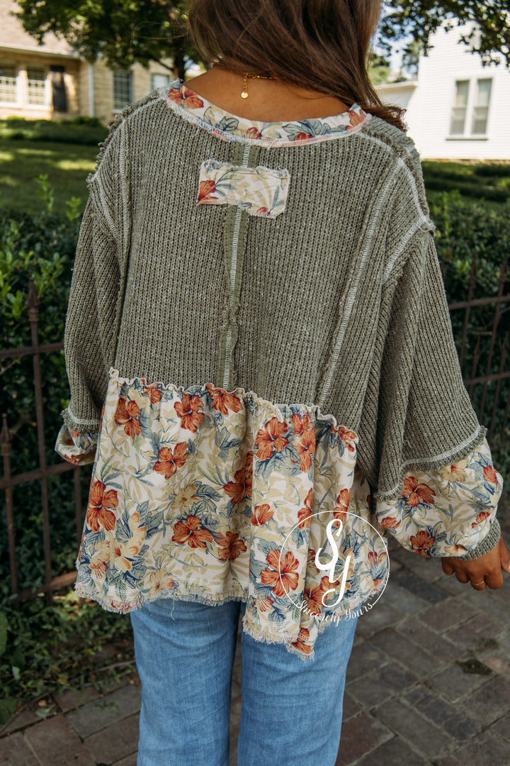 Cutie Soft Top - Mugwort Green