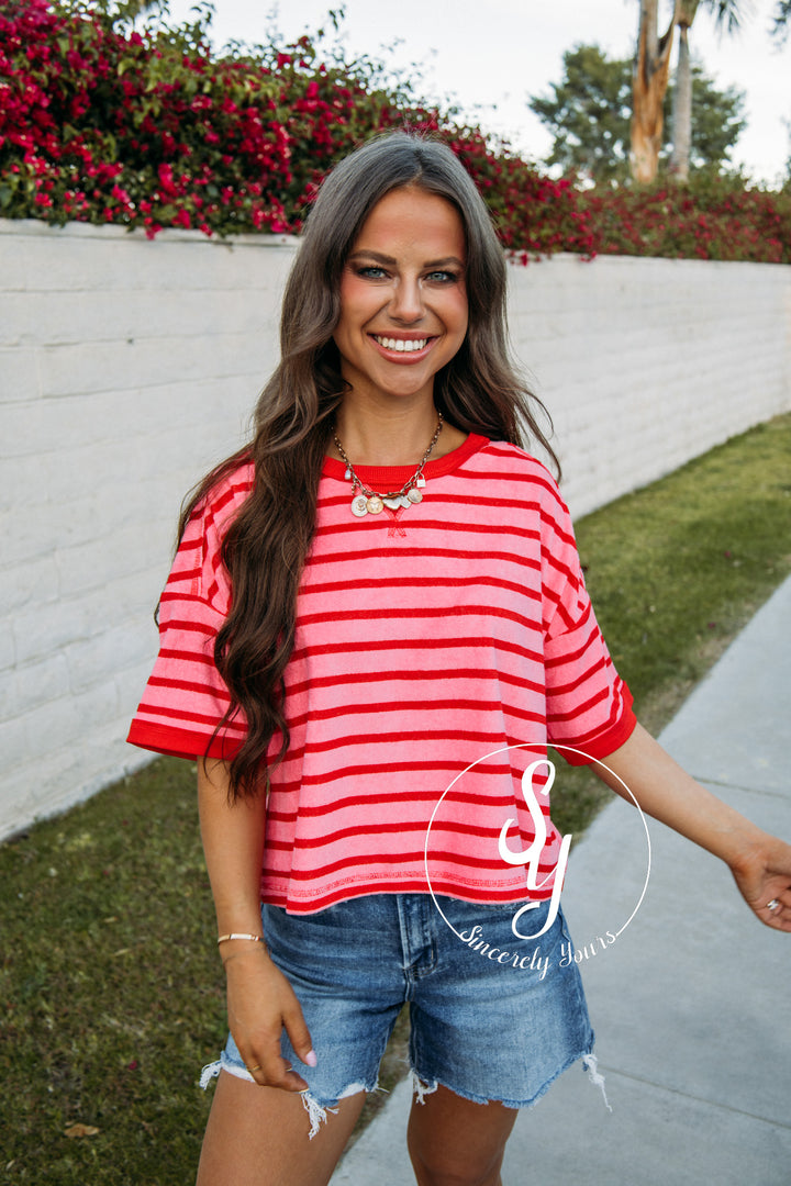 Mauve Moment Top - Pink/Red
