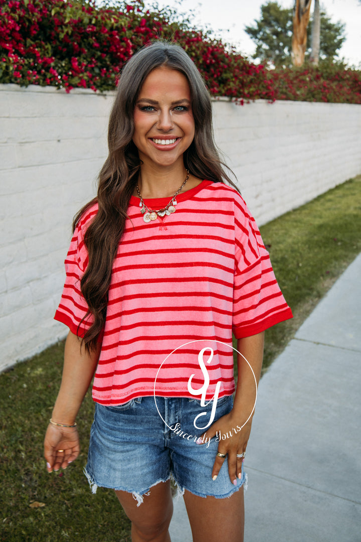 Mauve Moment Top - Pink/Red