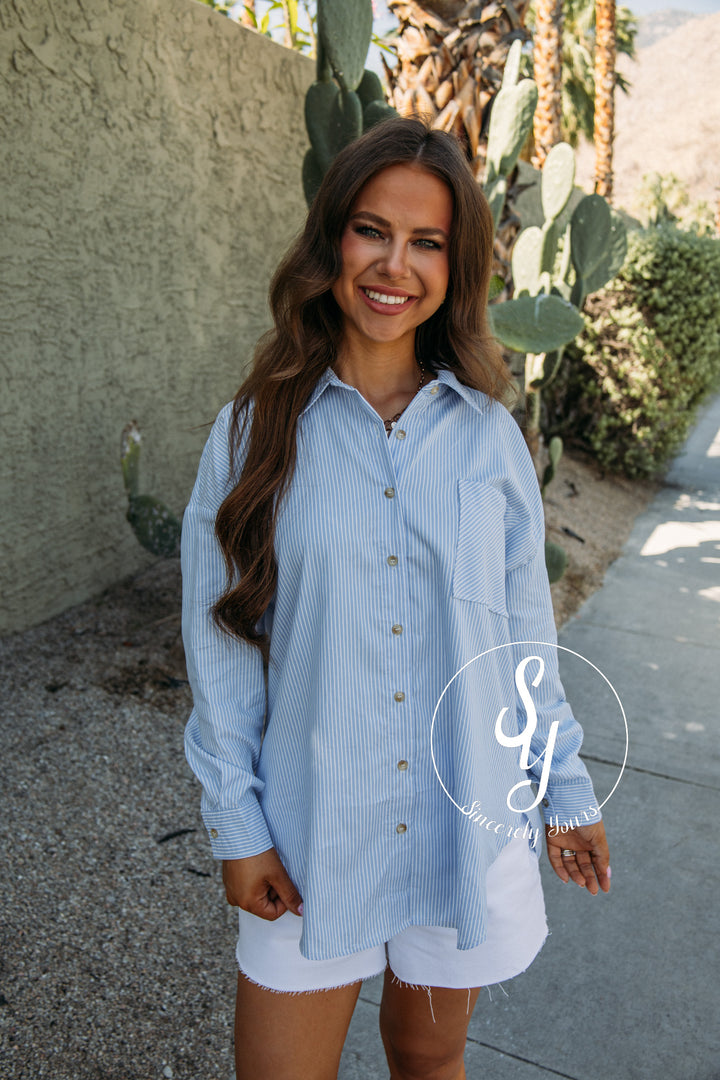 Oceanic Feeling Blouse - Blue