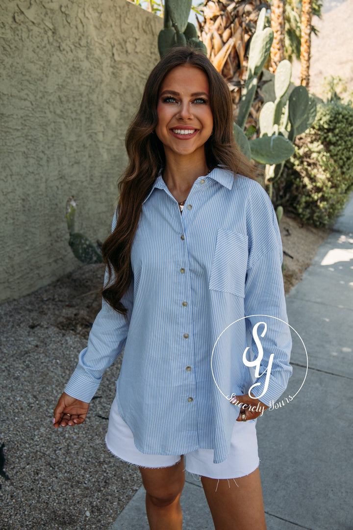 Oceanic Feeling Blouse - Blue