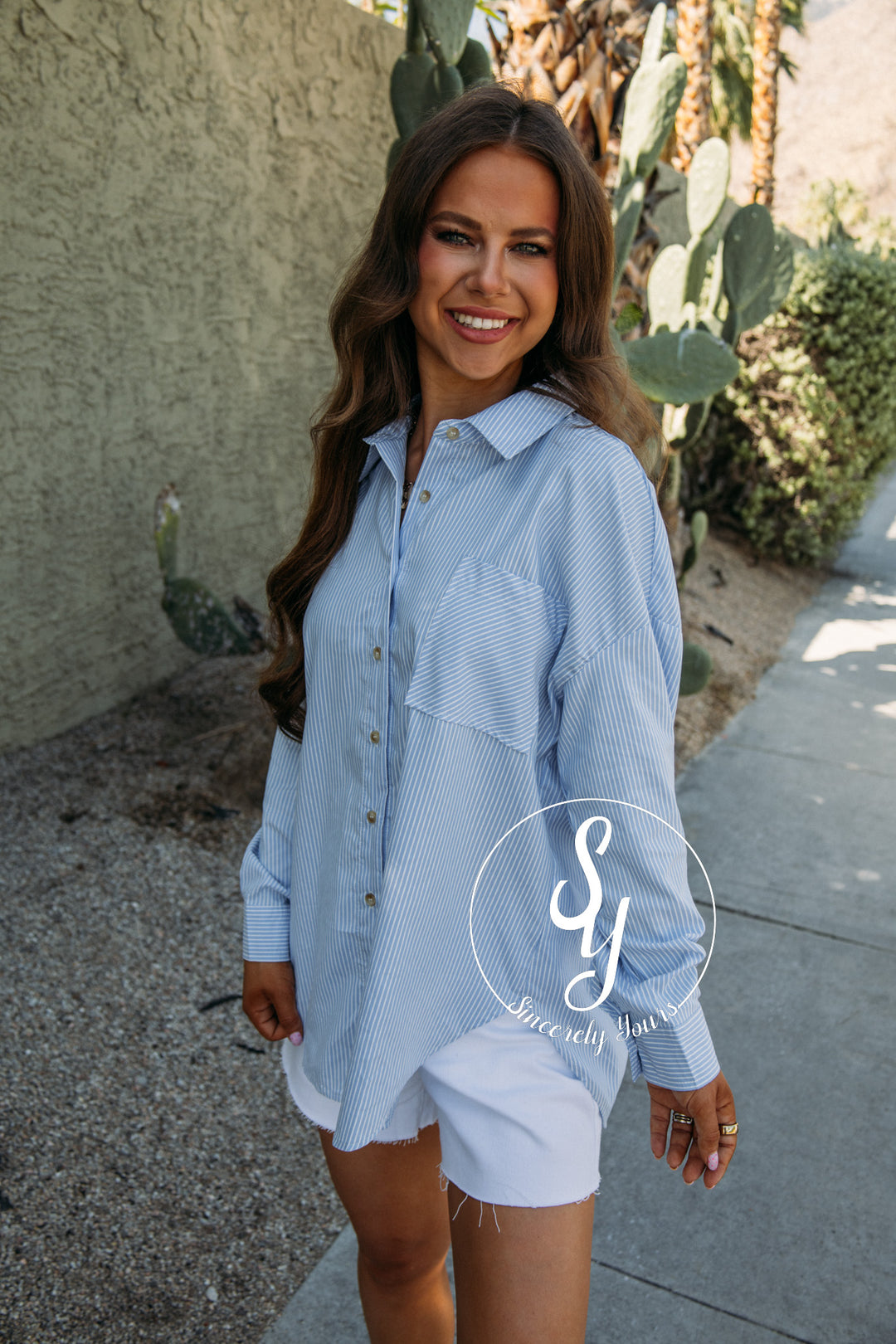 Oceanic Feeling Blouse - Blue