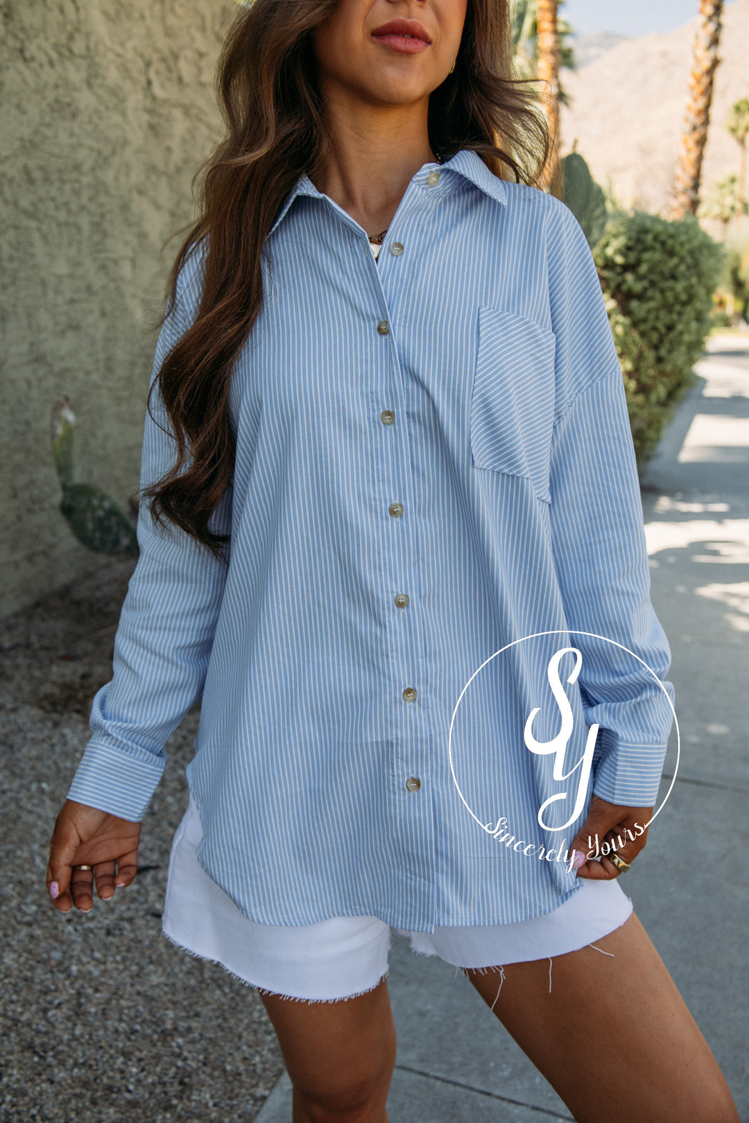 Oceanic Feeling Blouse - Blue