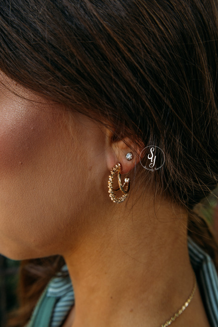 Gold Girl Earring