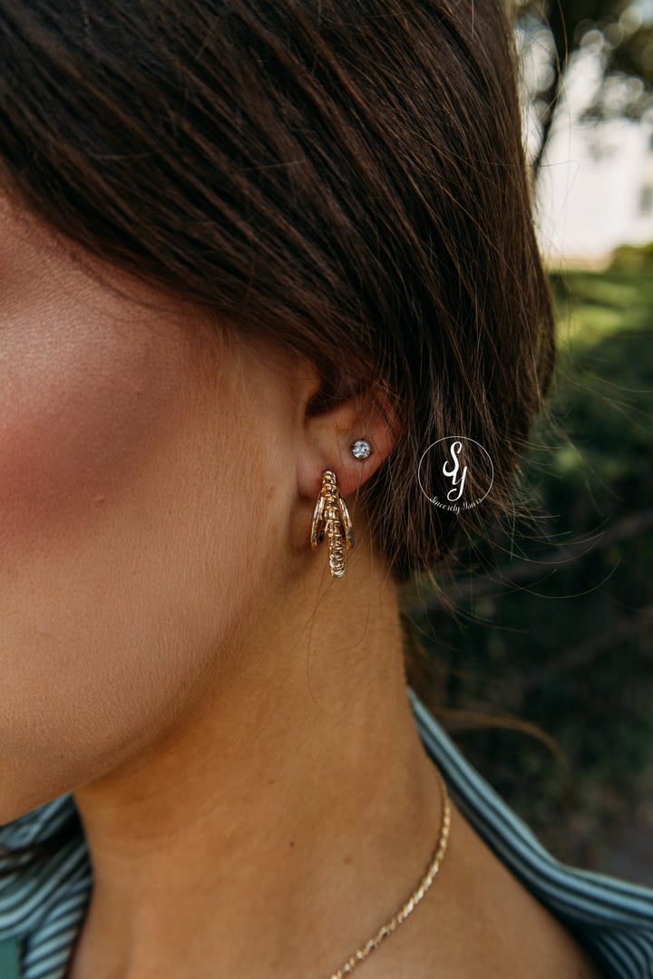 Gold Girl Earring