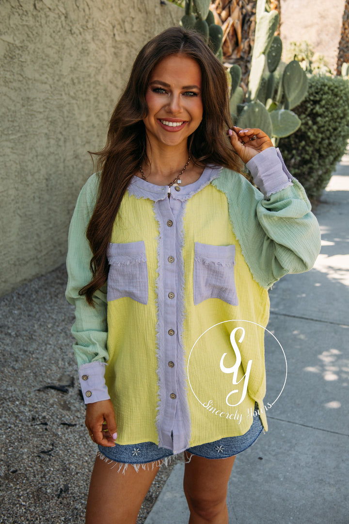 Mystic Escape Top - Sage
