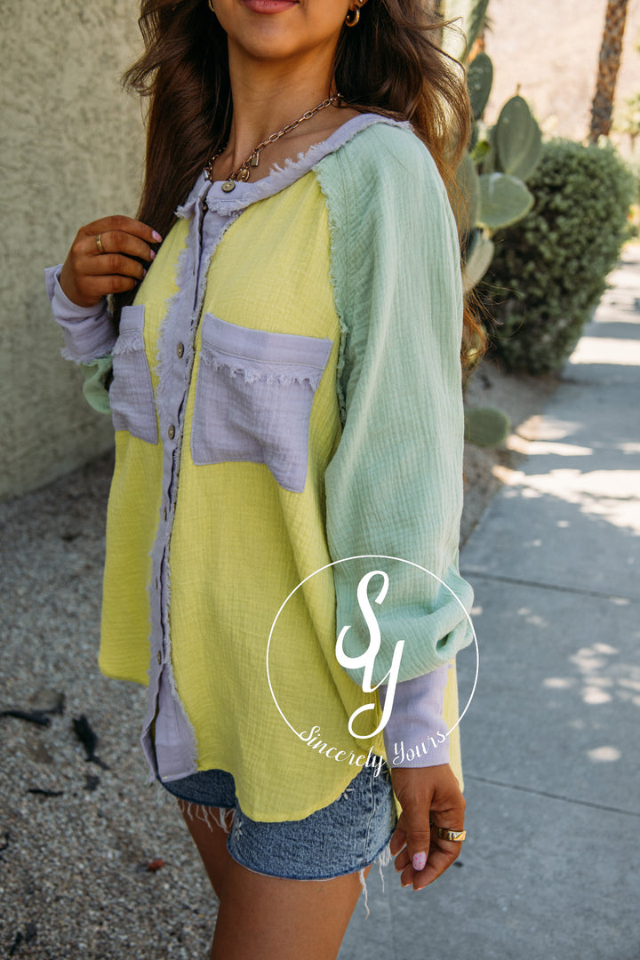 Mystic Escape Top - Sage