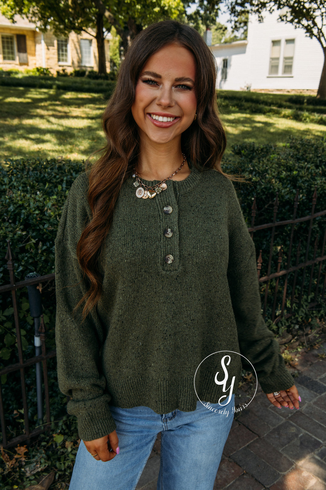 Rich And Cozy Sweater - D. Olive