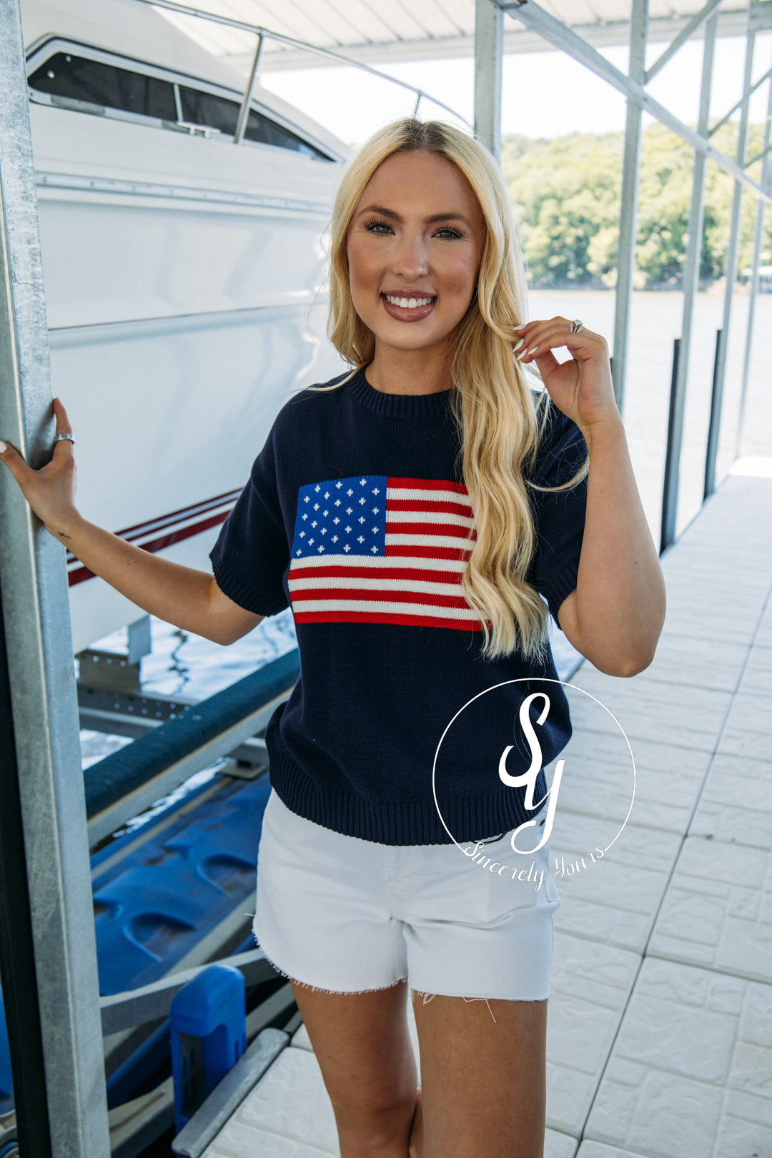 Gracie Sweater - Navy